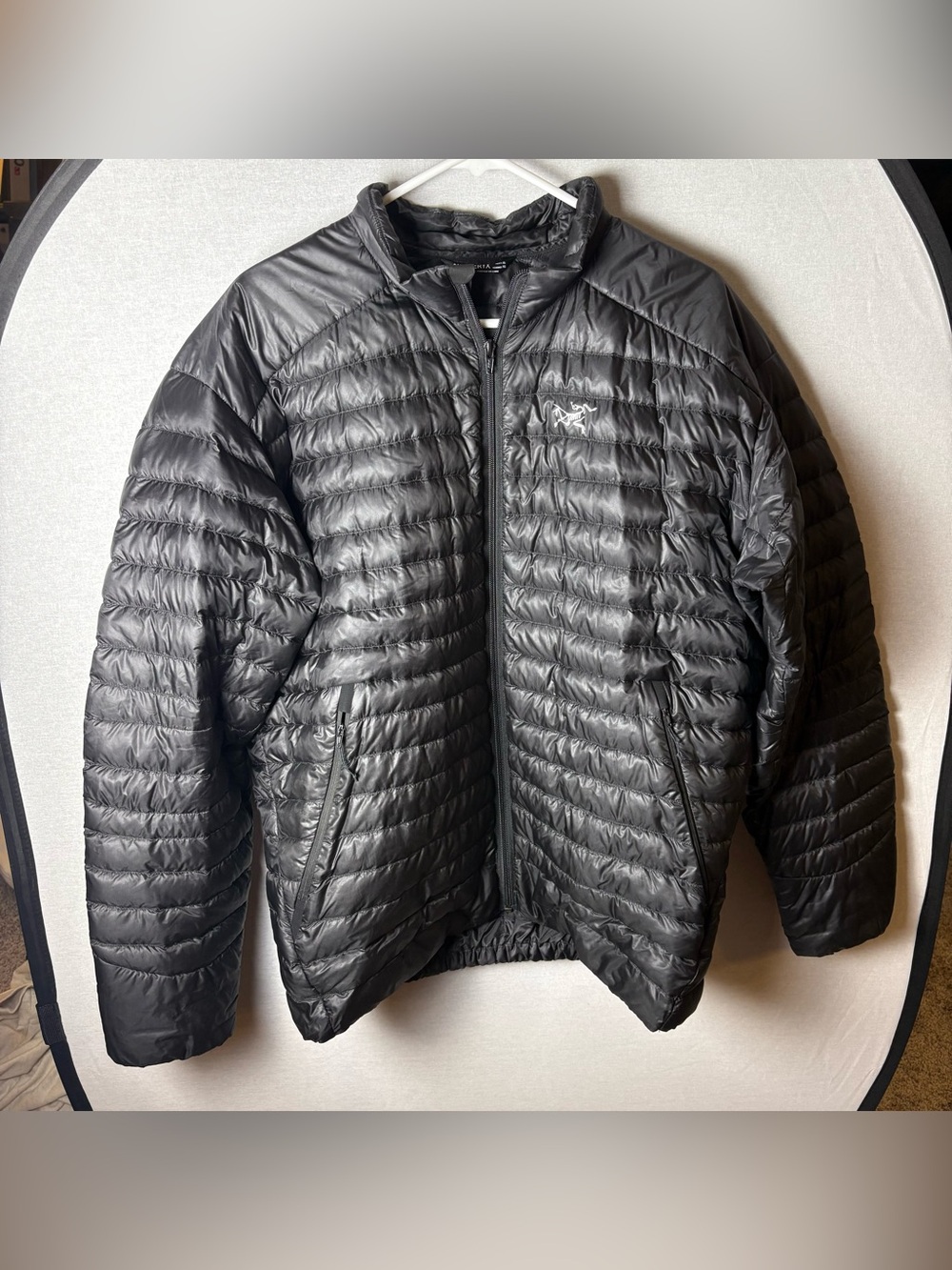 Arc'teryx Men's Black Lightweight Down Puffer Jacket Size XL
